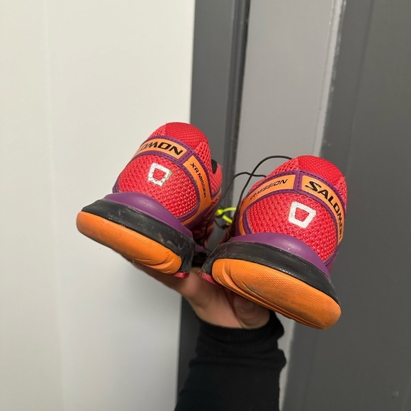 Salomon Coral Purple XR Mission 1 Trail Running Sneakers - Picture 3 of 6